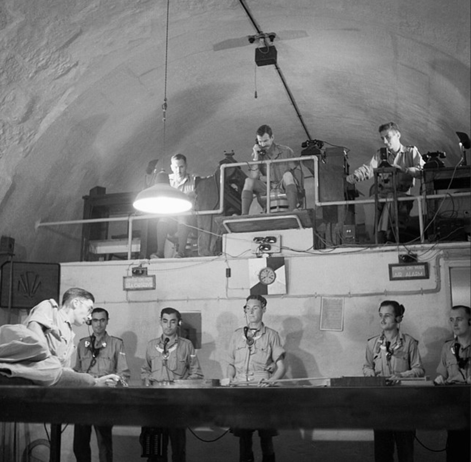 Coastal Defence room of Malta. 